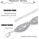 3PCS Bridal Wedding Bracelets Set Made With Clear Crystals Sets For Women Or Bridesmaids 3PCS Bridal Wedding Bracelets Set Made With Clear Crystals Sets For Women Or Bridesmaids